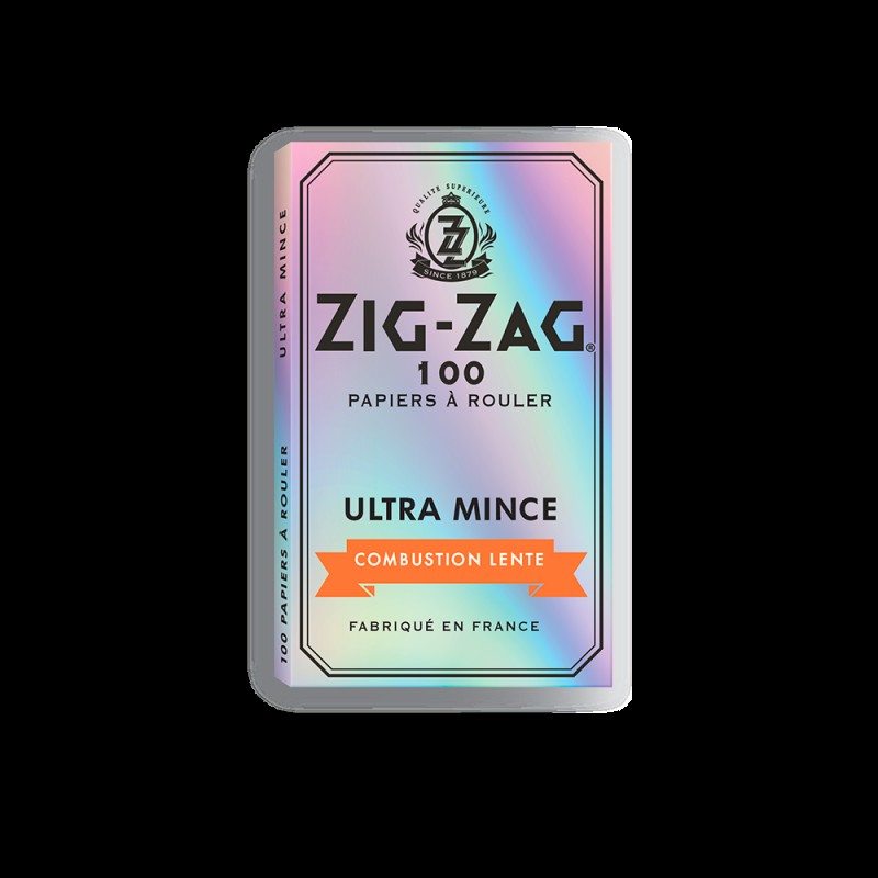 Zig-Zag | Silver Slow Burning Ultra Thin