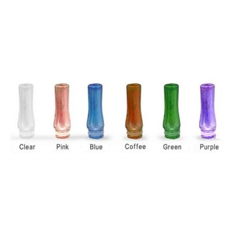 [Clearance] Glass Contoured Drip Tip