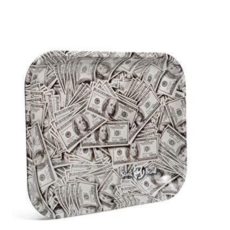 Raw Money Metal Rolling Tray