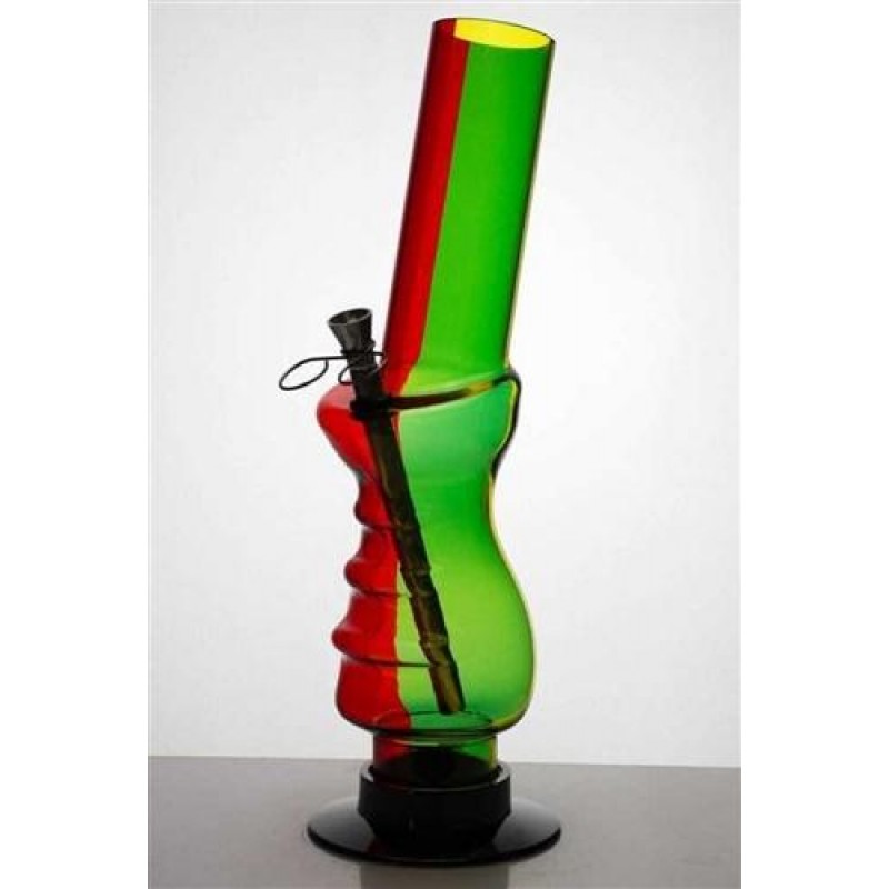 12 in. ACRYLIC WATER PIPES - RASTA TW
