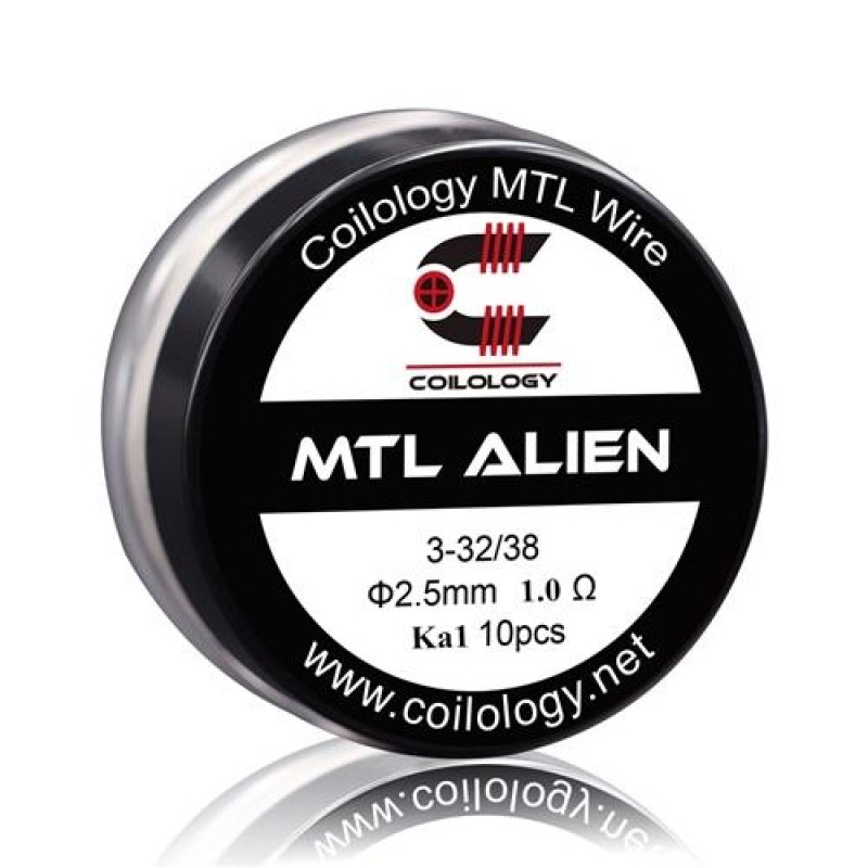 Coilology MTL Alien Wire ( 32*3ga+38ga [KA1] ) 1.0ohm (10pcs-pack)