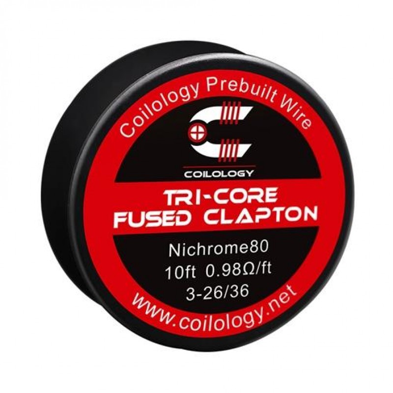 10ft Coilology Tri-Core Fused Clapton Spool Wire 3...