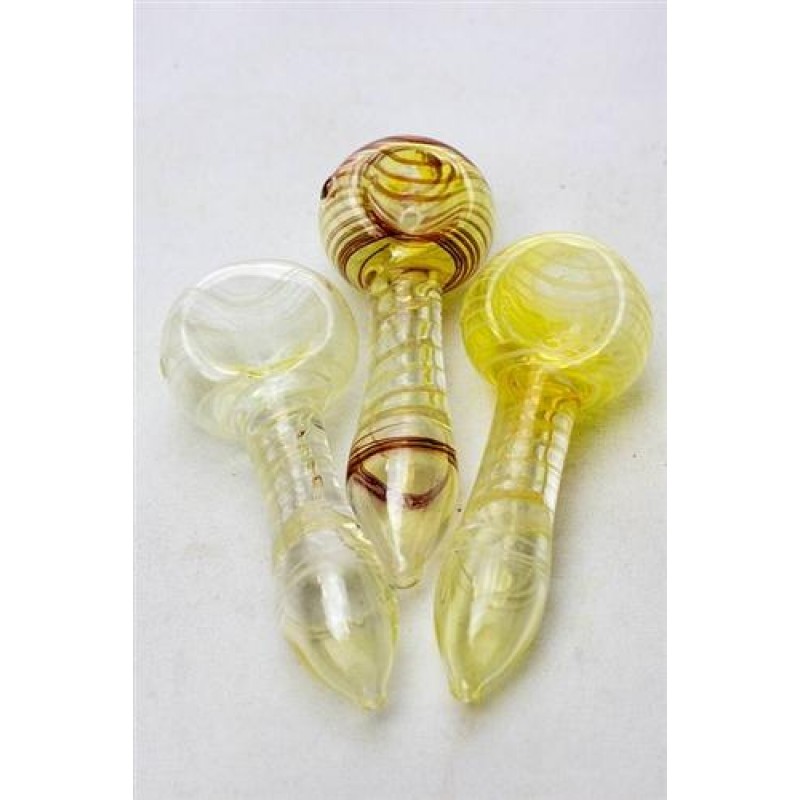 3.5 in. Soft glass hand pipe