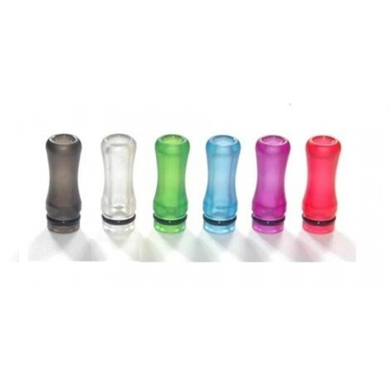 [Clearance] Smoky Clear Delrin Drip Tips