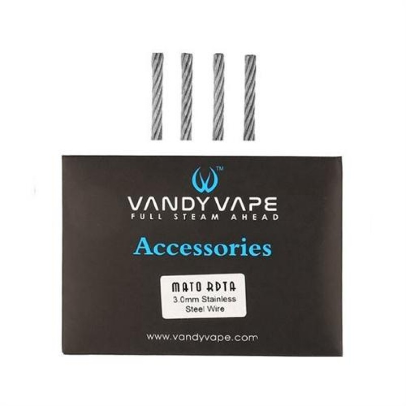Vandy Vape Mato RDTA Replacement Steel Wire 4Pcs-Pack
