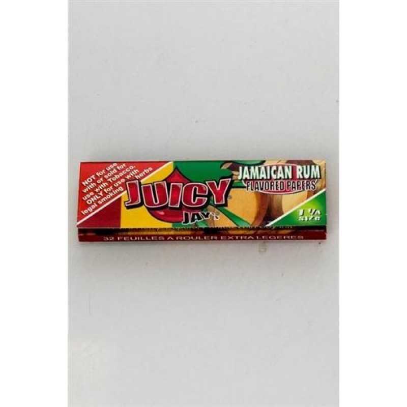 Juicy Jays 1 1-4 Jamaican Rum flavoured papers