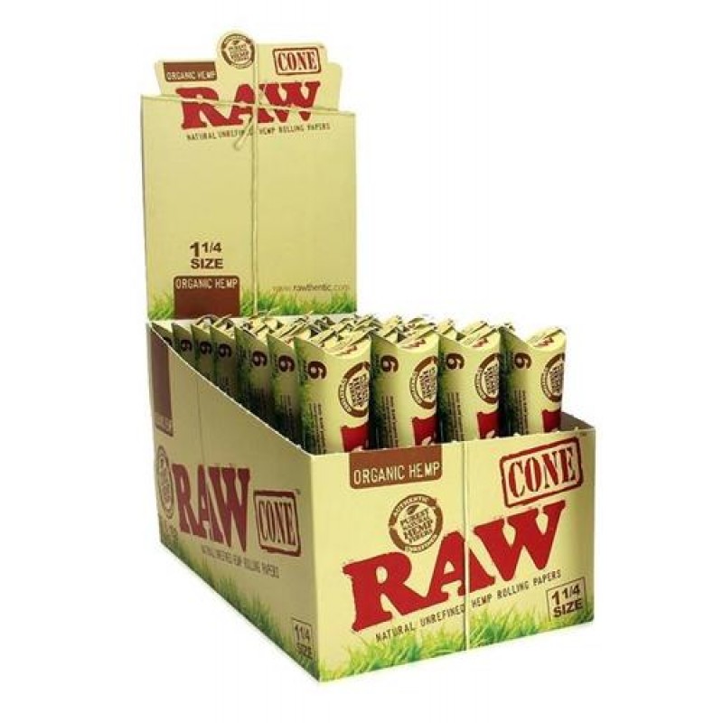 Raw Organic Hemp  Cones 6pcs