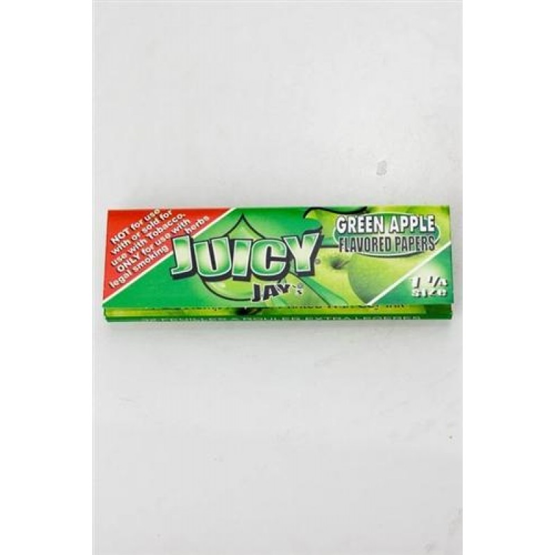 Juicy Jays 1 1-4 Green Apple flavoured papers