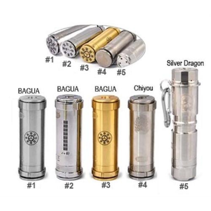 [Clearance] ****HOT DEAL**** Sigelei Designer Mechanical Mod's - Bagua, Chiyou or Silver Dragon Clones